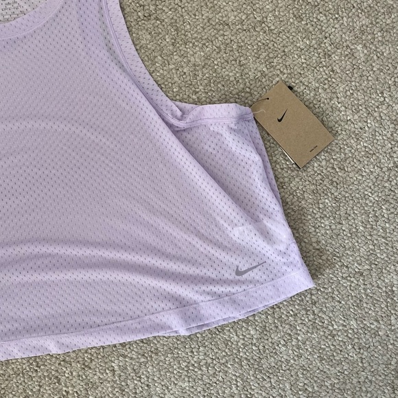 Nike One Dri-Fit Purple Mesh Classic Breathable Athletic Tank Top Sz XL NWT - Picture 3 of 5